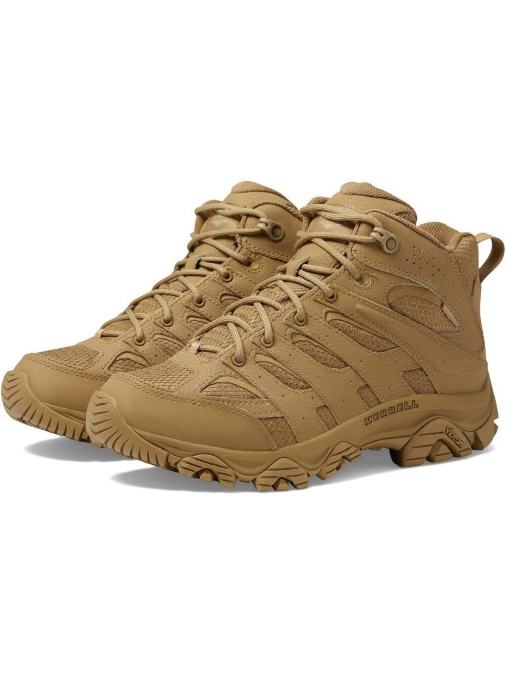 Men's Waterproof Tactical Mid Boots | Coated Leather & Mesh | Combat Hiking